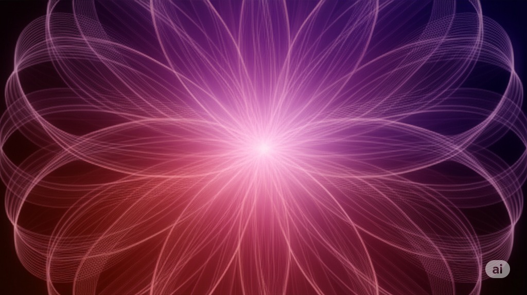 A bright purple, pink lotus shaped flower