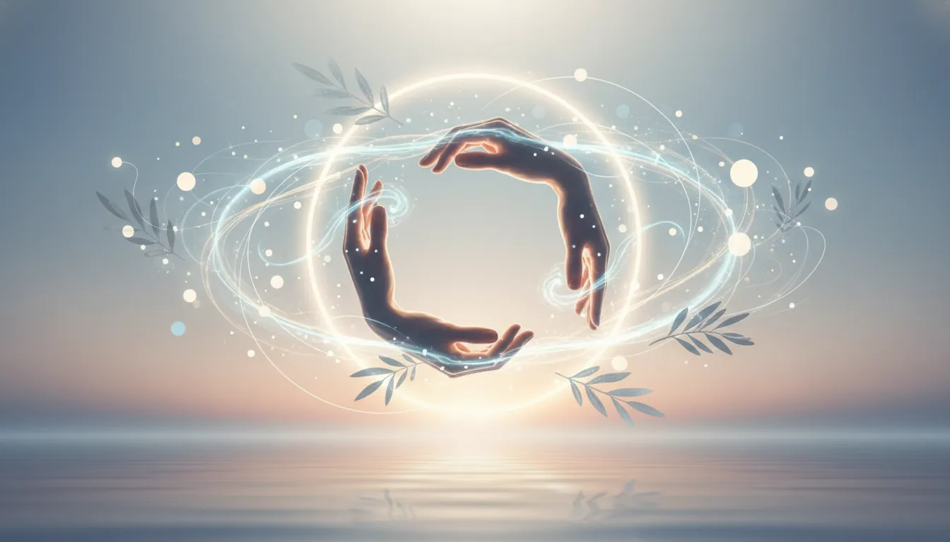 Two people peacefully collaborating, symbolizing harmonious diplomacy and life path 2.