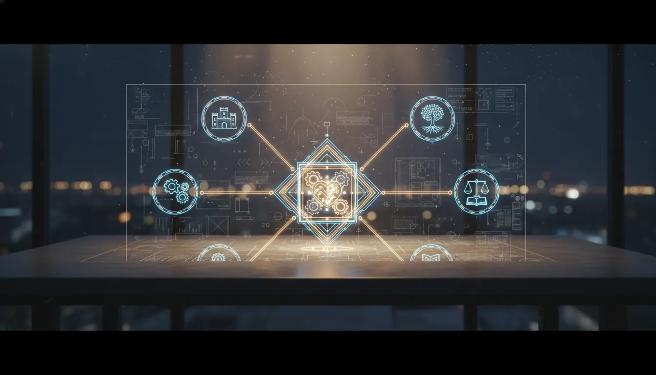 Blueprint diagram detailing foundational characteristics of Life Path 4.