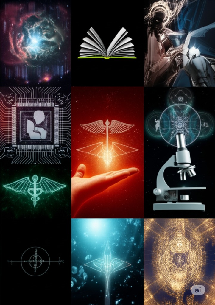 A collage of pictures representing different career paths