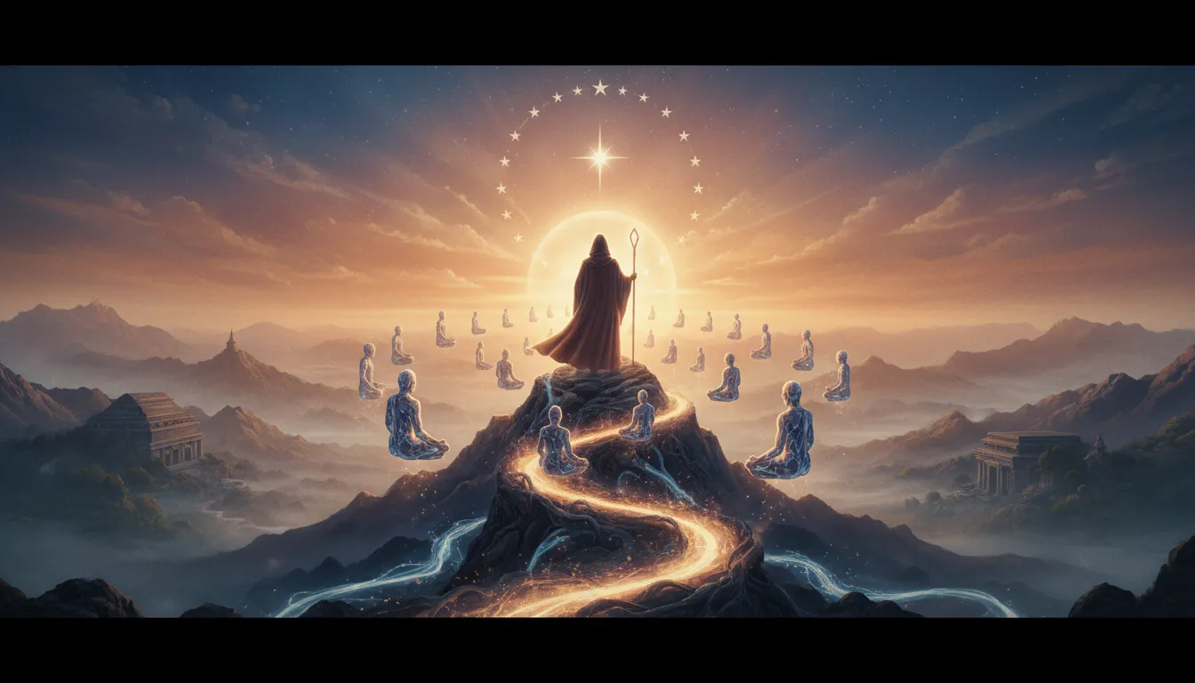 Wise teacher's spiritual path, inspiring 33, leaving a lasting legacy.