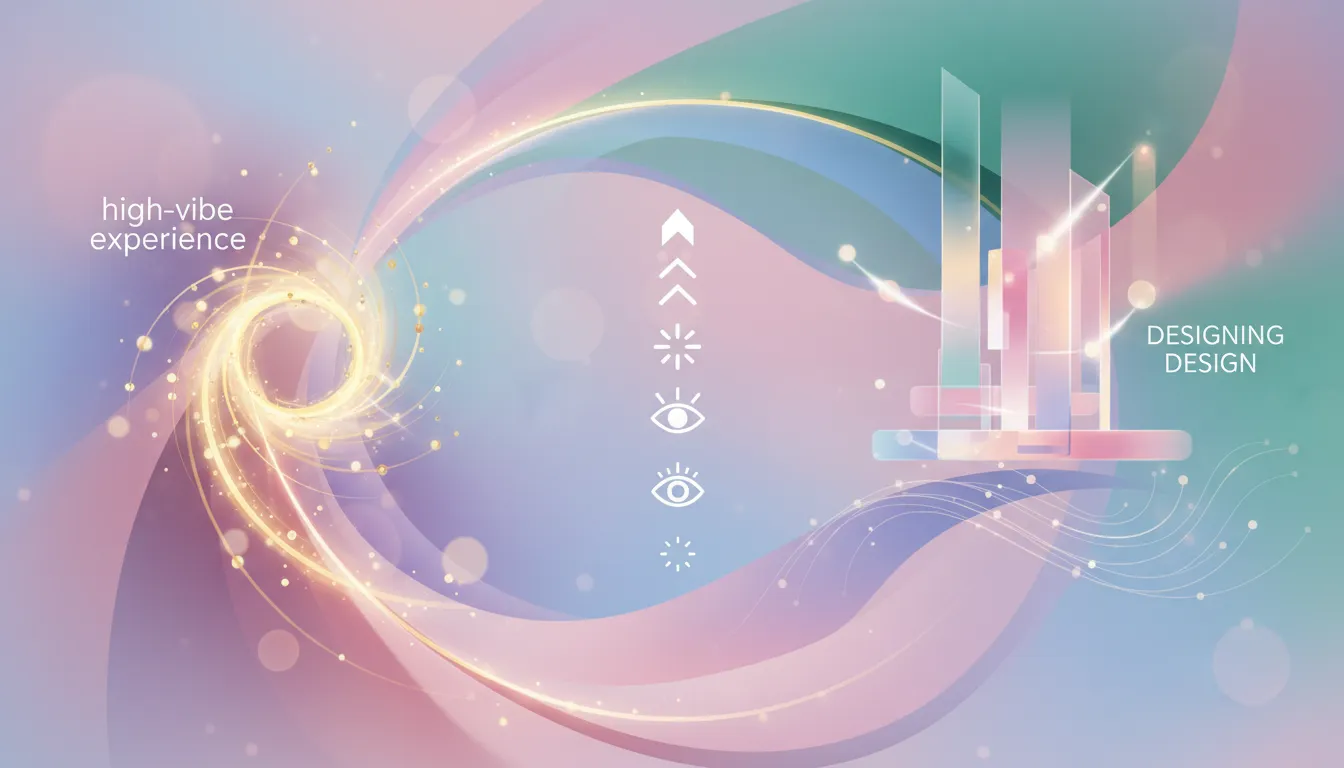 Vibrant checklist for designing a high-vibe, positive experience.